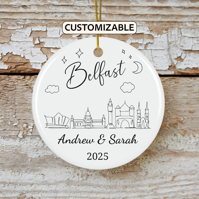Ornamento Belfast personalizado, Irlanda del Norte (Subido por el creador)