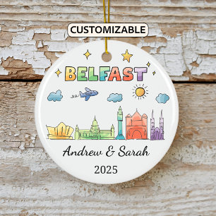 Ornamento Belfast personalizado, Irlanda del Norte