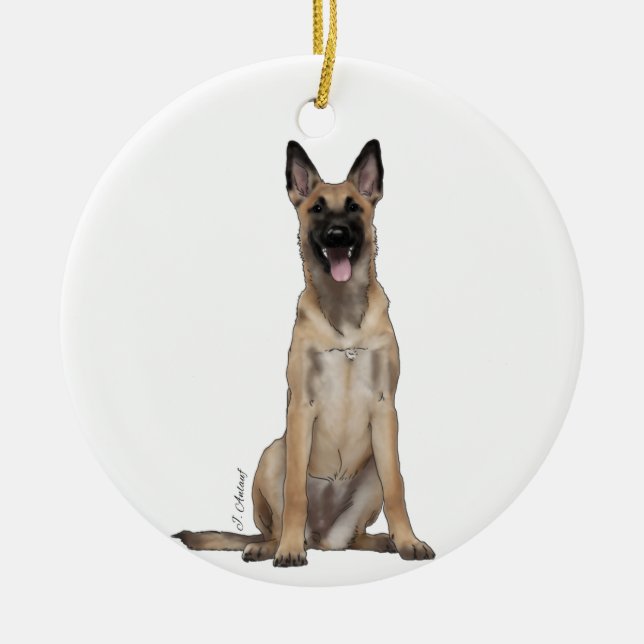Ornamento belga malinois (Frente)