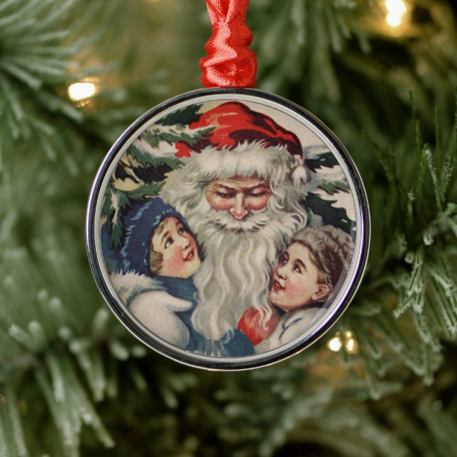 Ornamento Bella Artes Vintage Santa Christmas (Árbol)