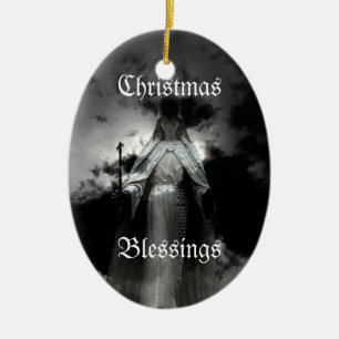 Ornamento bendecido Hauntingly hermoso del Virgen