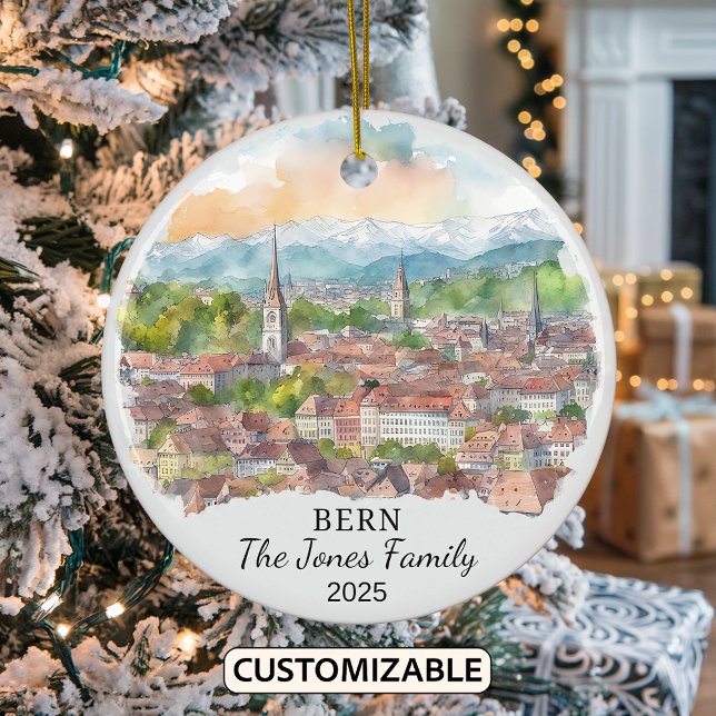 Ornamento berlinés personalizado, regalo de Suiza (Subido por el creador)