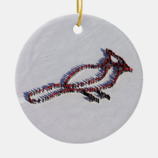 Ornamento bilateral cardinal