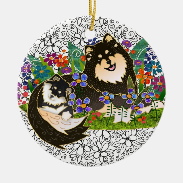 Ornamento BINDI FINNISH LAPPHUND (Frente)