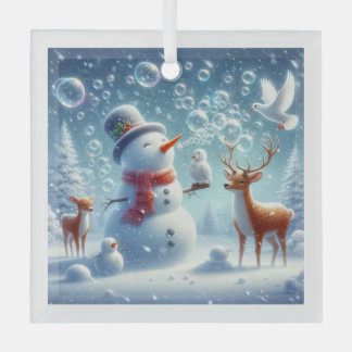 Ornamento blanco de Navidad