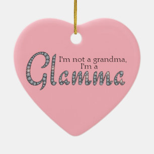 Ornamento bling del corazón de Glamma