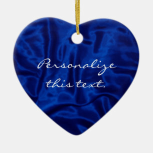 Ornamento Blue Satin-Christmas
