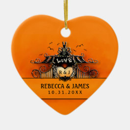 Ornamento Boda - Amor Halloween