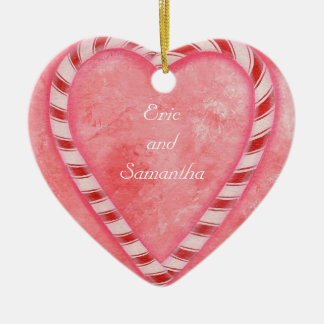 Ornamento Boda Candy Cane, personalizado