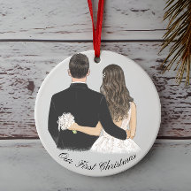 Ornamento boda de nuestras primeras parejas de Nav