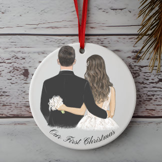 Ornamento boda de nuestras primeras parejas de Nav