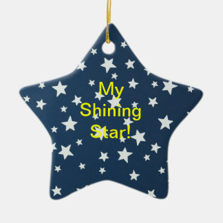 Ornamento brillante de la estrella