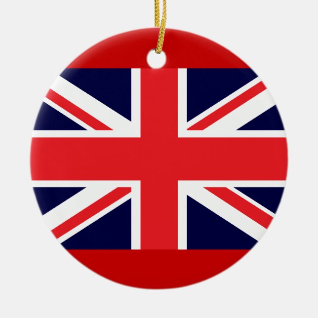 Ornamento británico de Union Jack (Frente)