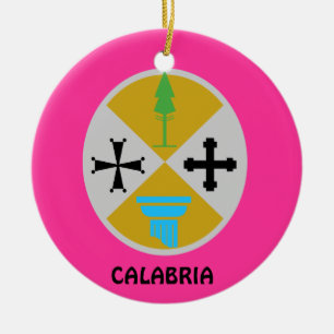 Ornamento Calabria Natali del navidad de Calabria*