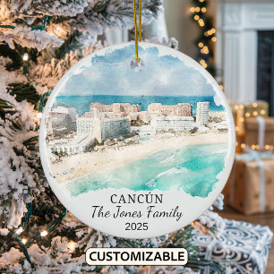 Ornamento cancino personalizado, regalo de México