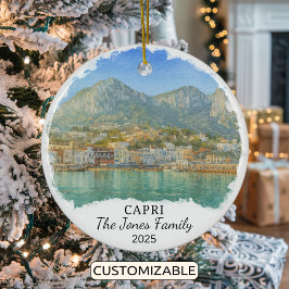 Ornamento capri personalizado, Italia