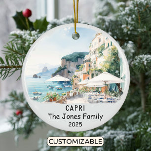 Ornamento capri personalizado, Italia