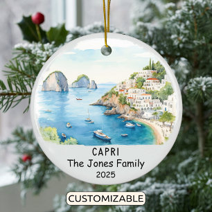 Ornamento capri personalizado, Italia