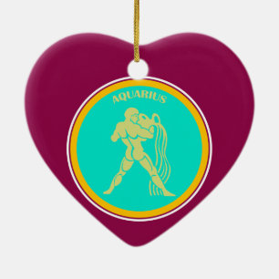 Ornamento cardíaco Aquarius