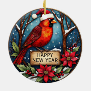 Ornamento cardinal bilateral personalizado