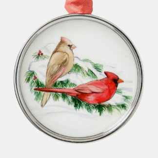 Ornamento cardinal del arte del pájaro de los