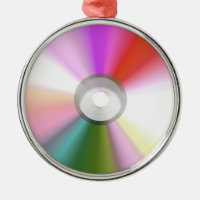 Ornamento CD colorido