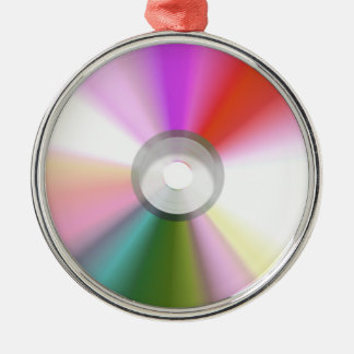 Ornamento CD colorido