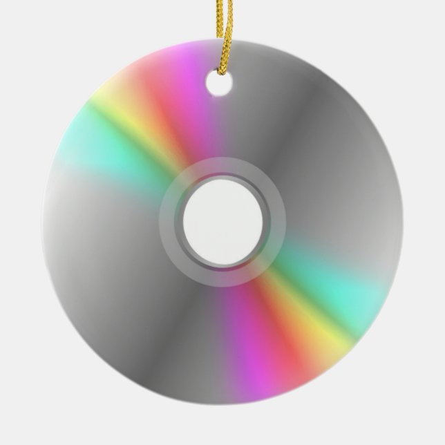 Ornamento CD del círculo (Frente)