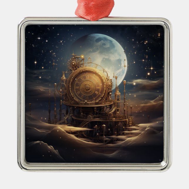 Ornamento celeste de Steampunk (Frente)