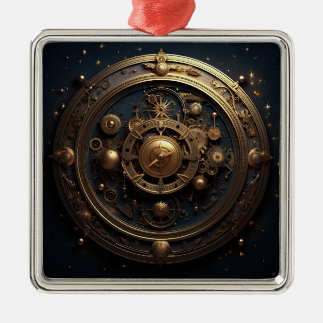Ornamento celeste de Steampunk (Frente)