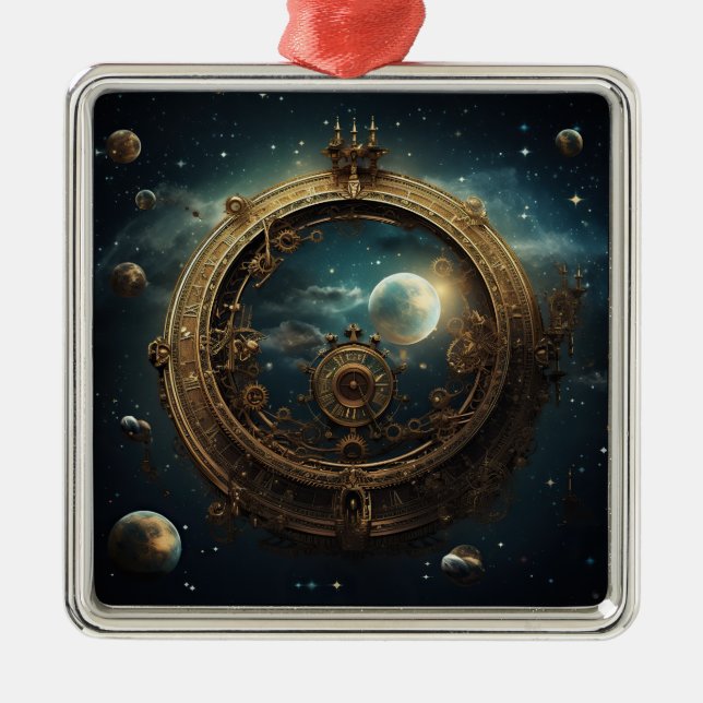 Ornamento celeste de Steampunk (Frente)