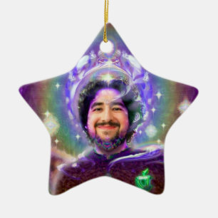 Ornamento celestial de la bola de fuego