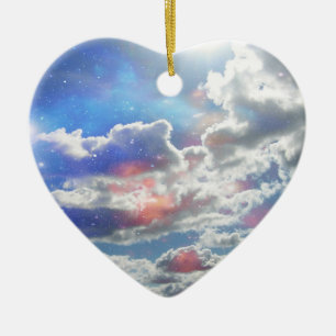 Ornamento celestial de las nubes