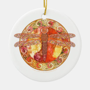 Ornamento céltico de la libélula