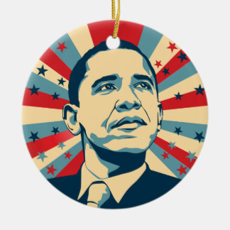Ornamento cerámico Barack Obama