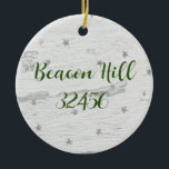 Ornamento Cerámico Beacon Hill-Forgot Coast<br><div class="desc">Estilo: Círculo cerámico Ornamento Trae mucha más alegría de vacaciones a tu árbol con un adorno de cerámica personalizado. Añade tus fotos, imágenes y citas favoritas en ambas caras. Incluye un hilo dorado para poder colgar este recuerdo tan especial en cuanto lo recibas. Dimensiones: Diámetro: 2, 87" Grosor: 0, 156"...</div>
