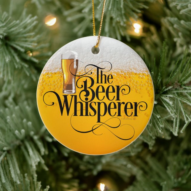Ornamento cerámico Beer Whisperer (Árbol)
