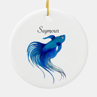 Ornamento cerámico Betta Fish