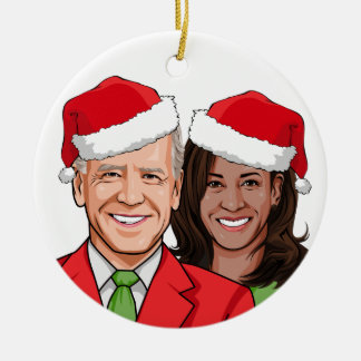 Ornamento cerámico biden Harris 2020