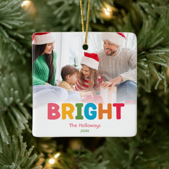 Ornamento Cerámico Brillante Y Colorido (Árbol)