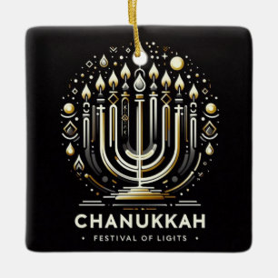 Ornamento cerámico Chanukkah