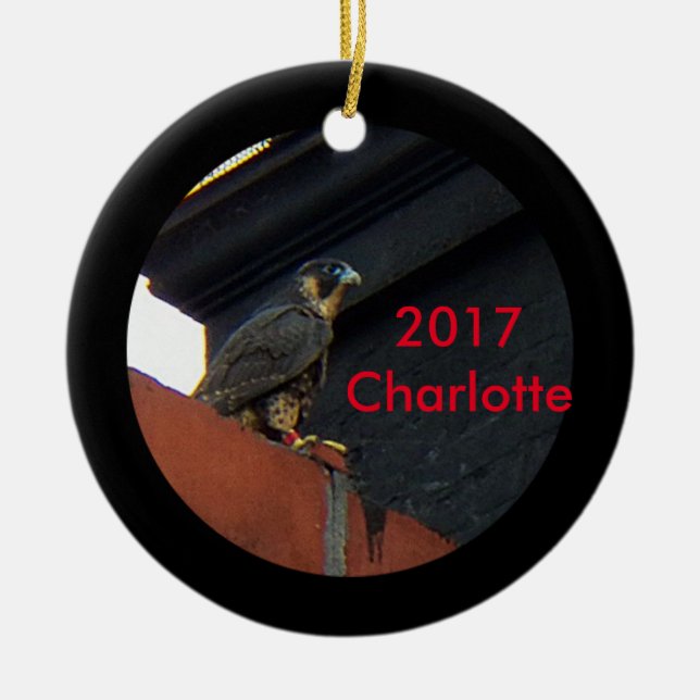 Ornamento cerámico Charlotte 2017 (Frente)