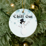 Ornamento cerámico Chill Out<br><div class="desc">Ornamento cerámico Chill Out</div>