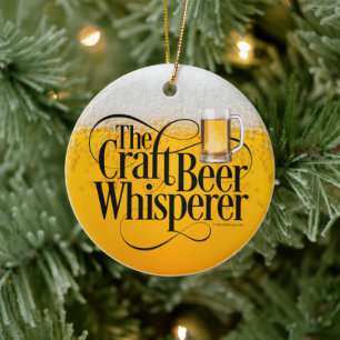 Ornamento cerámico Craft Beer Whisperer