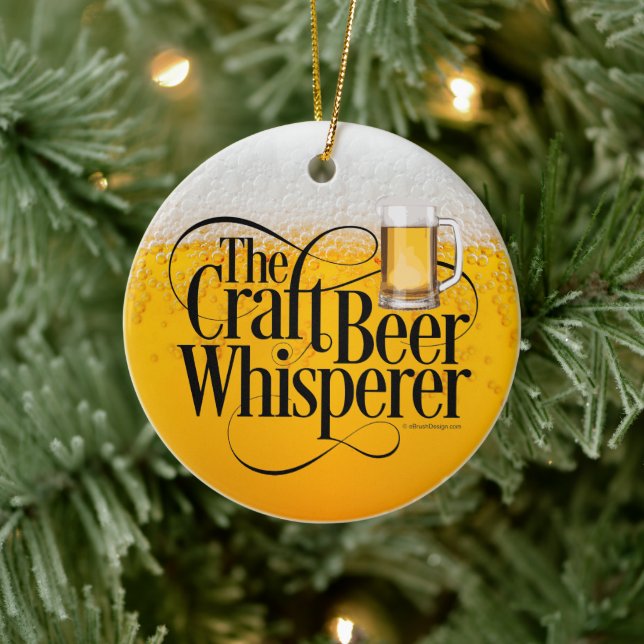 Ornamento cerámico Craft Beer Whisperer (Árbol)