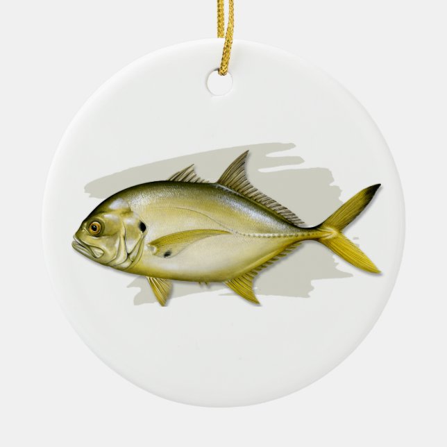 Ornamento cerámico Crevalle Jack (Frente)