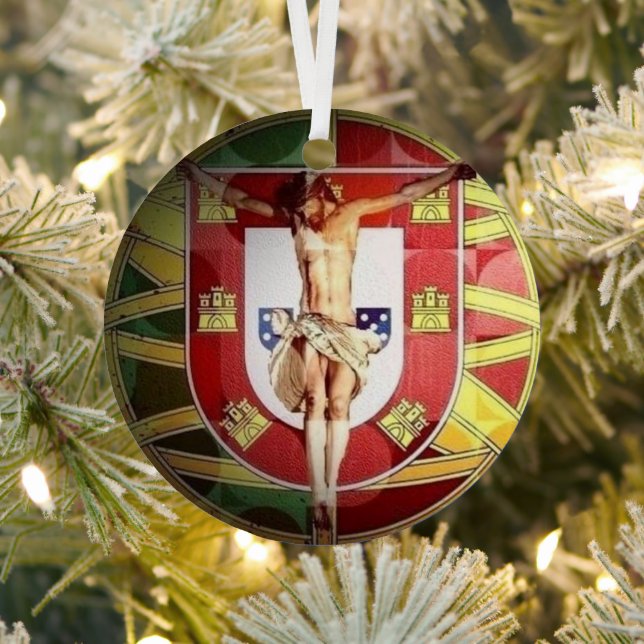 Ornamento cerámico Cristo salvador (in situ)