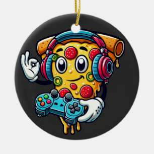 Ornamento cerámico de alimentos para juegos de vid