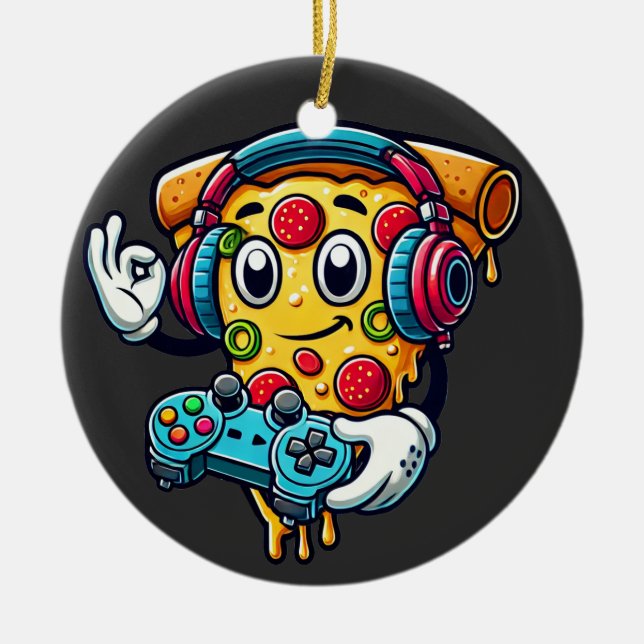 Ornamento cerámico de alimentos para juegos de vid (Frente)