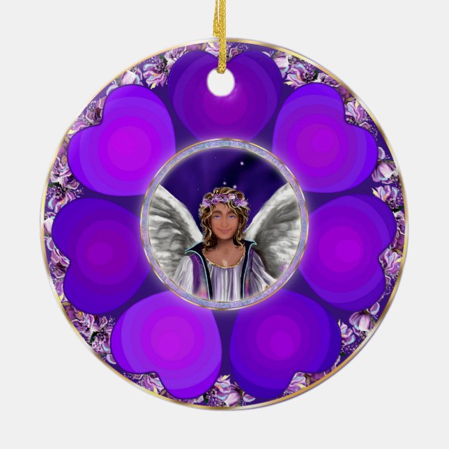 Ornamento cerámico de Alma Púrpura (Atrás)